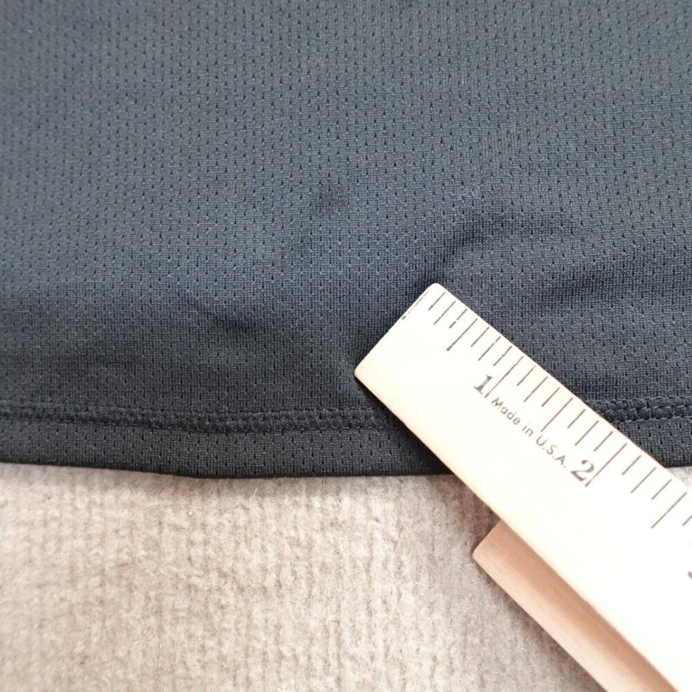 Wolaco Shirt Large Black Solid Performance Raglan - image 8